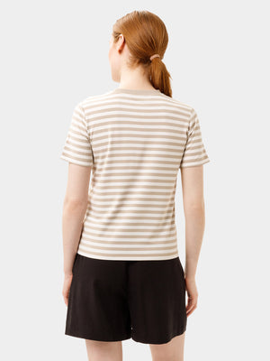 Stripe Plaza Taupe/Bright White
