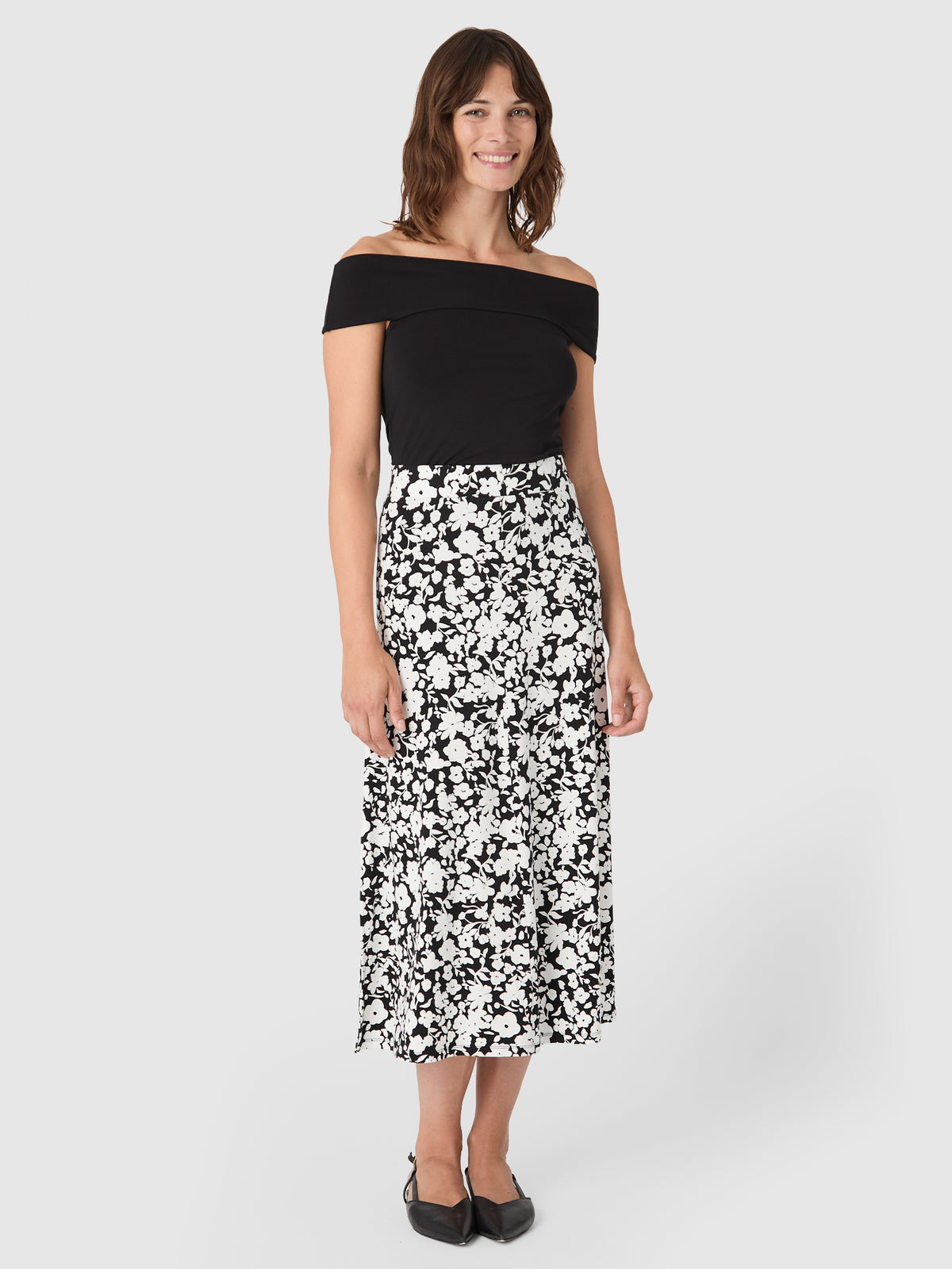Flower AOP Black