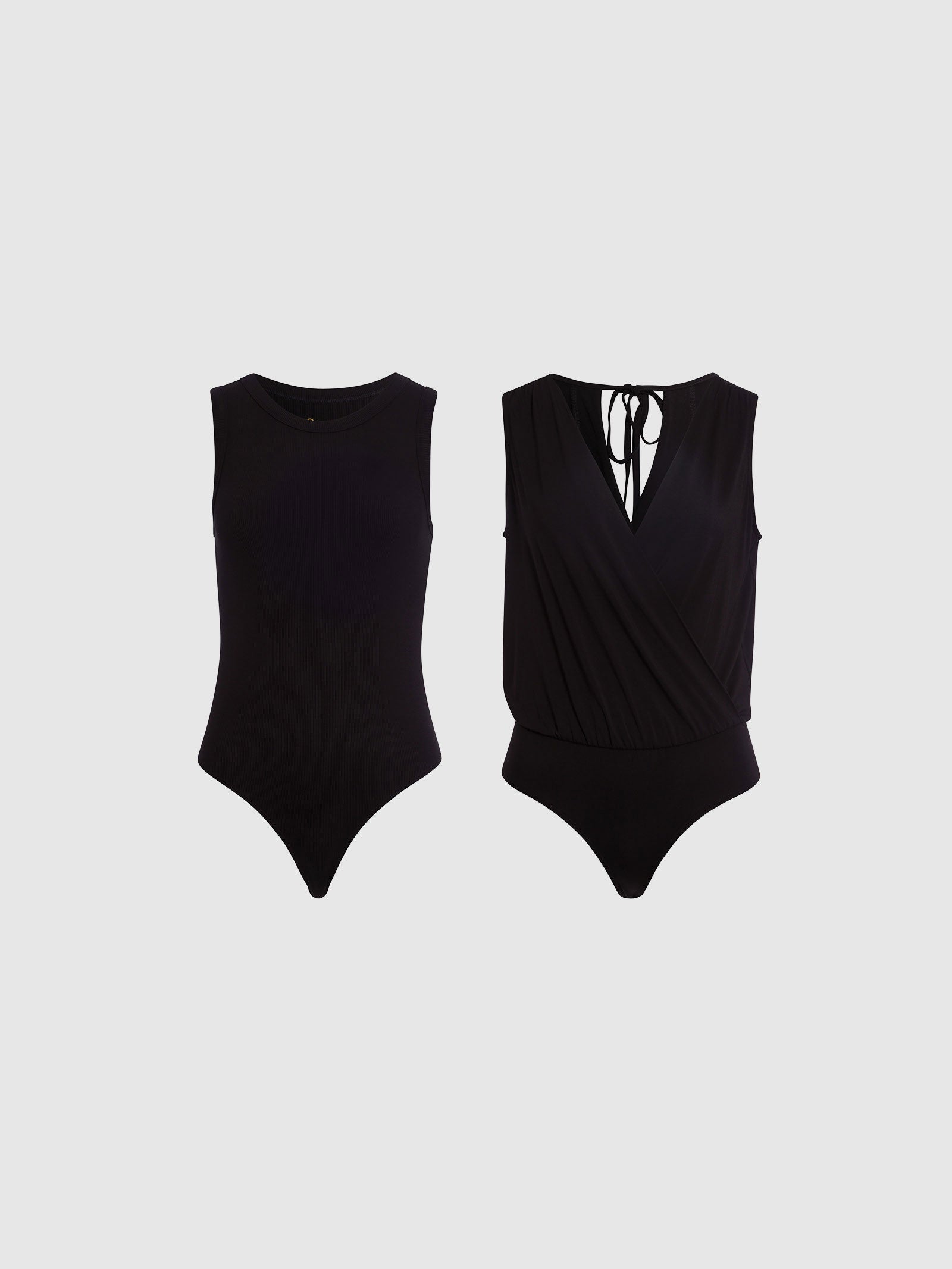 Black sleeveless bodysuit online