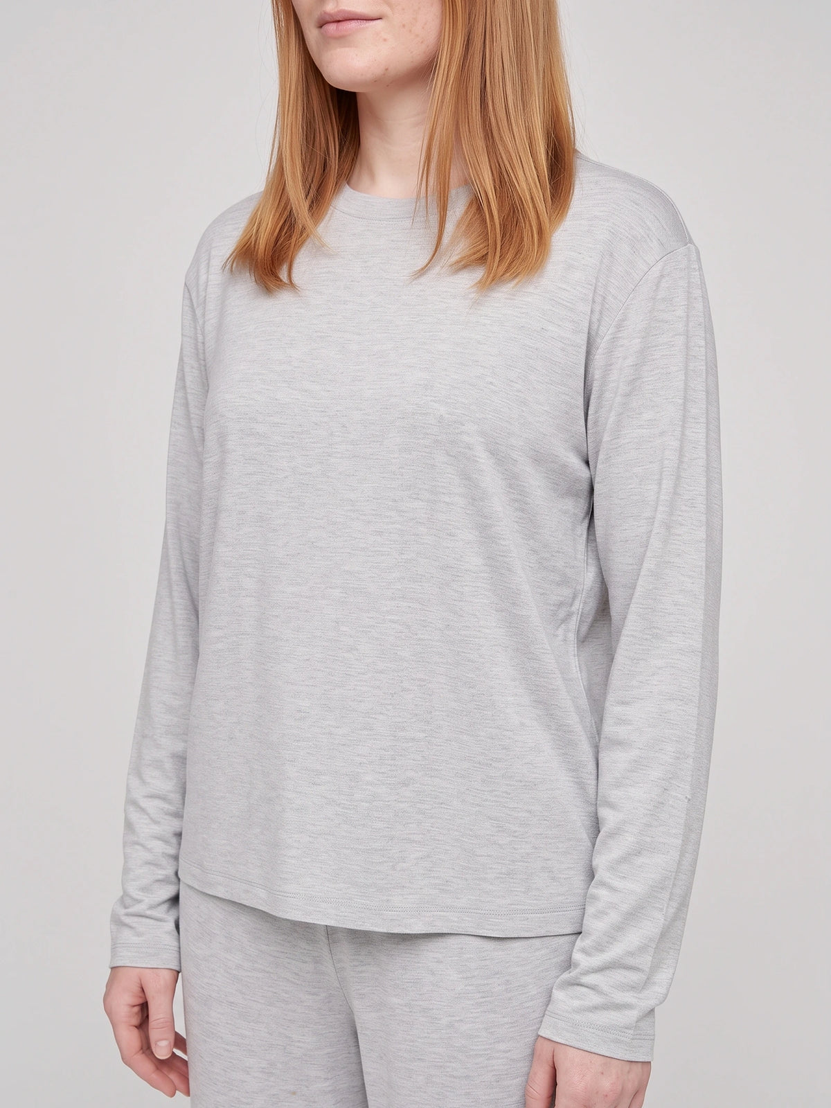 Floorence Pyjama Set Light Grey Melange