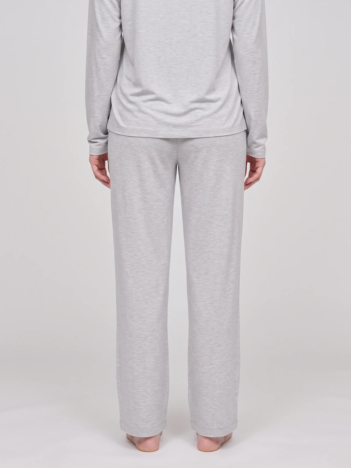 Floorence Pyjama Set Light Grey Melange