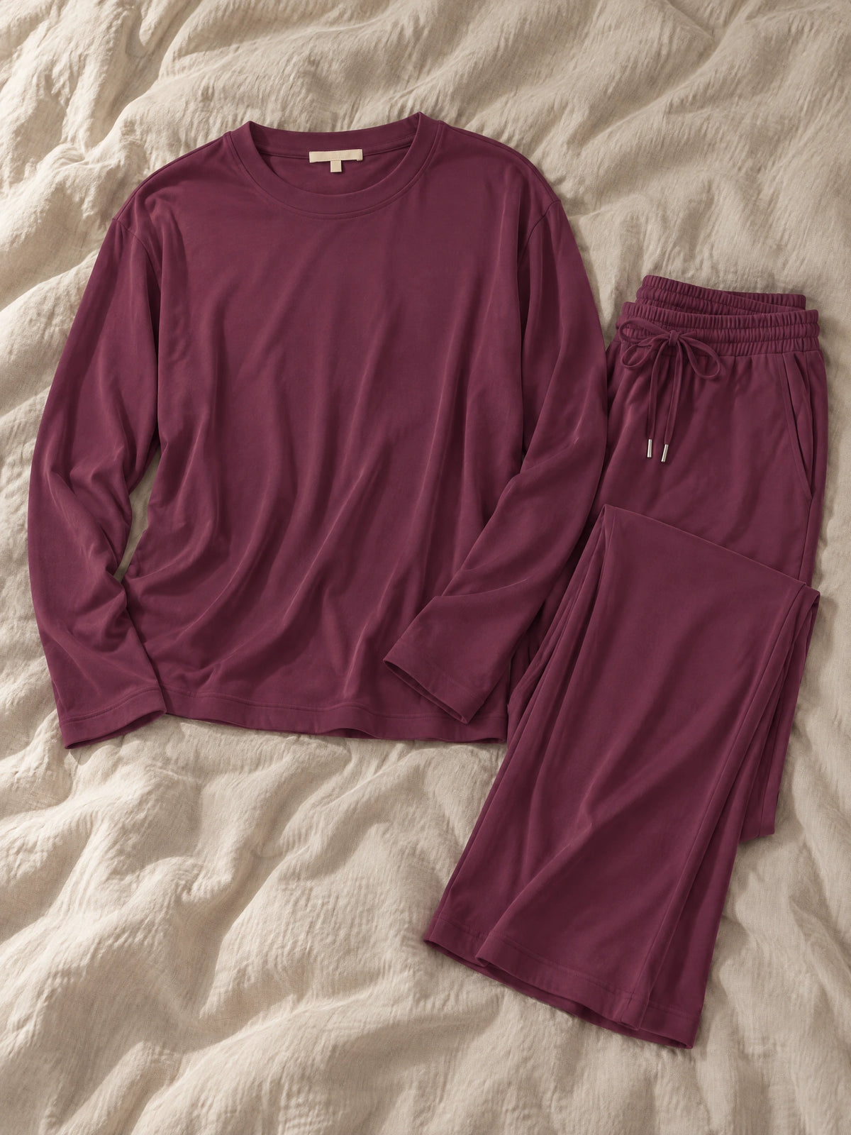 Floorence Pyjama Set Mauve Wine