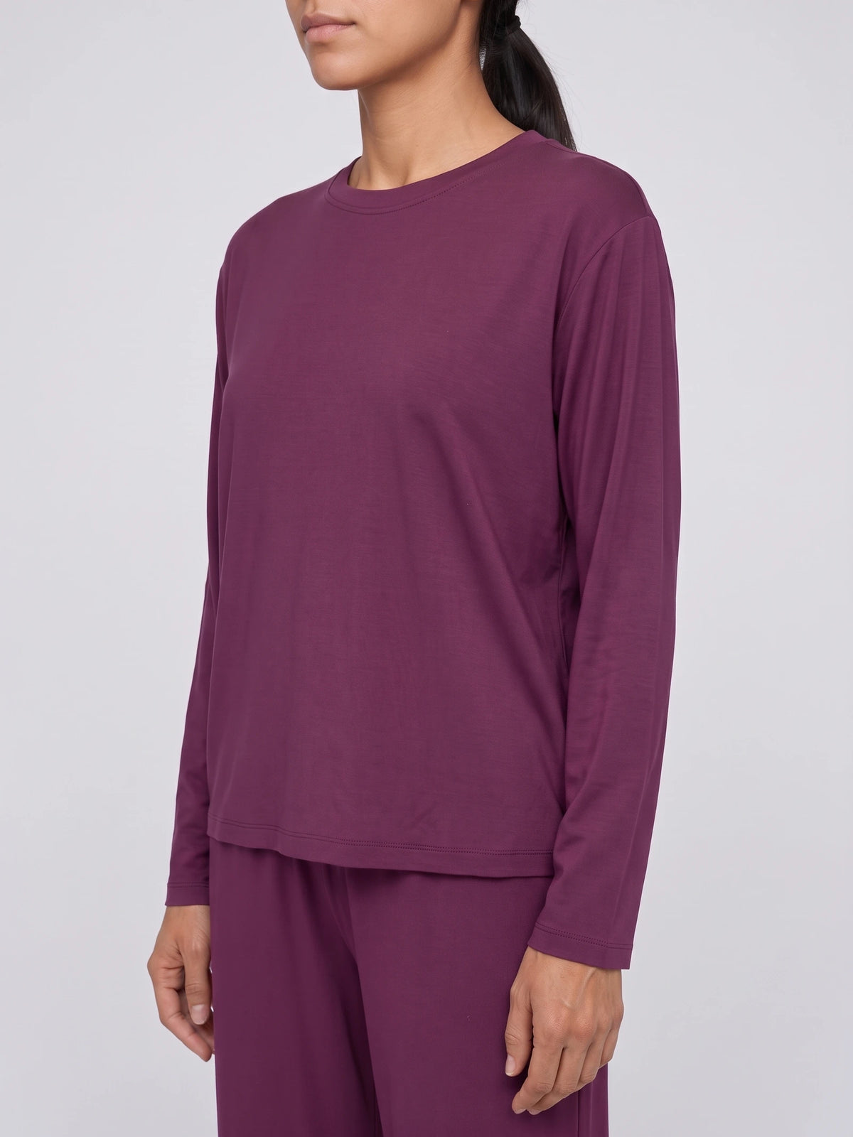 Floorence Pyjama Set Mauve Wine