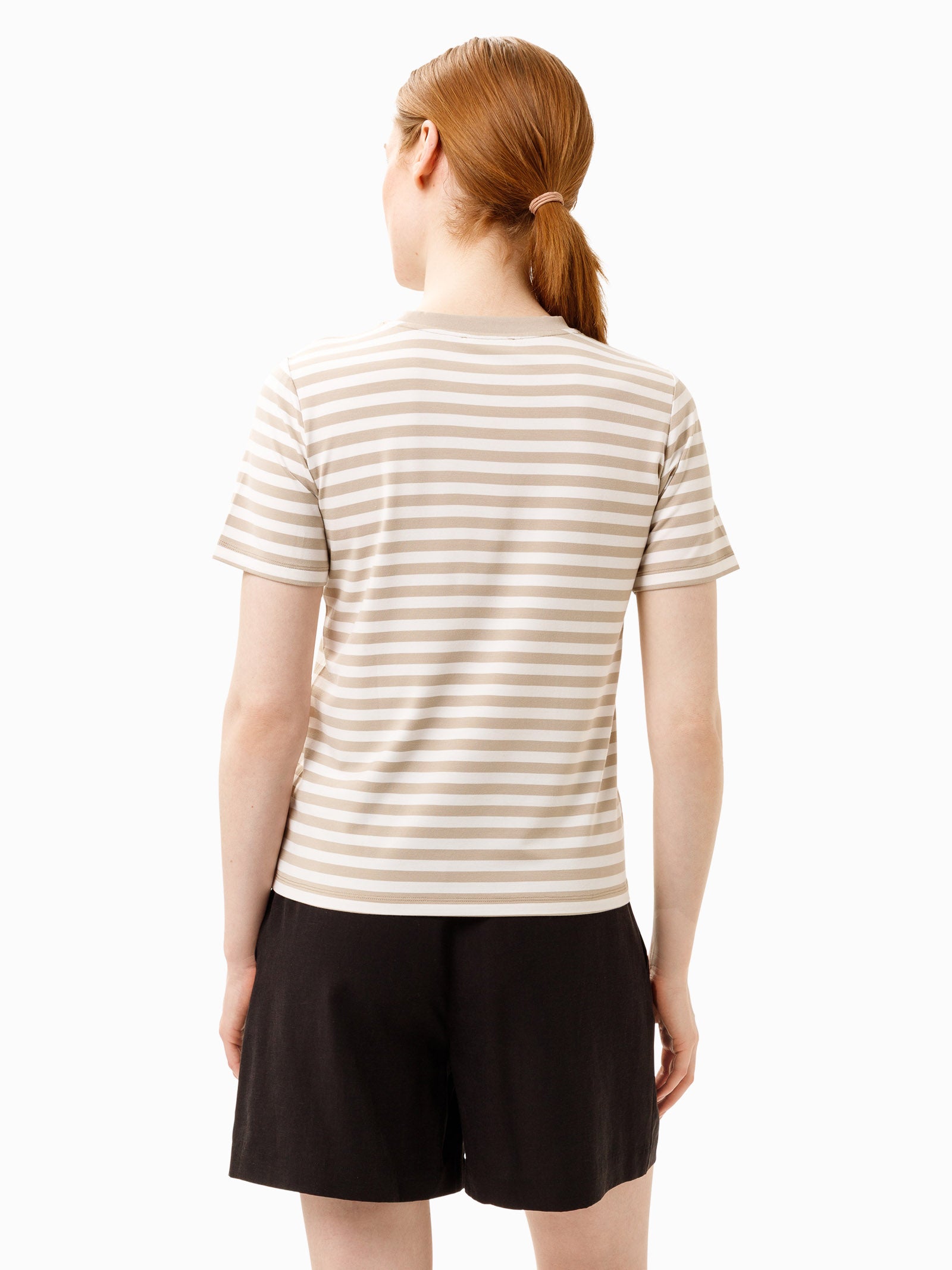 Stripe Plaza Taupe/Bright White