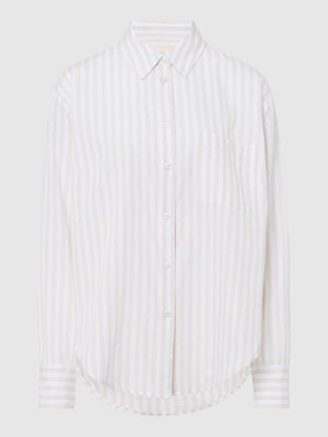 Stripe Moonbeam/White