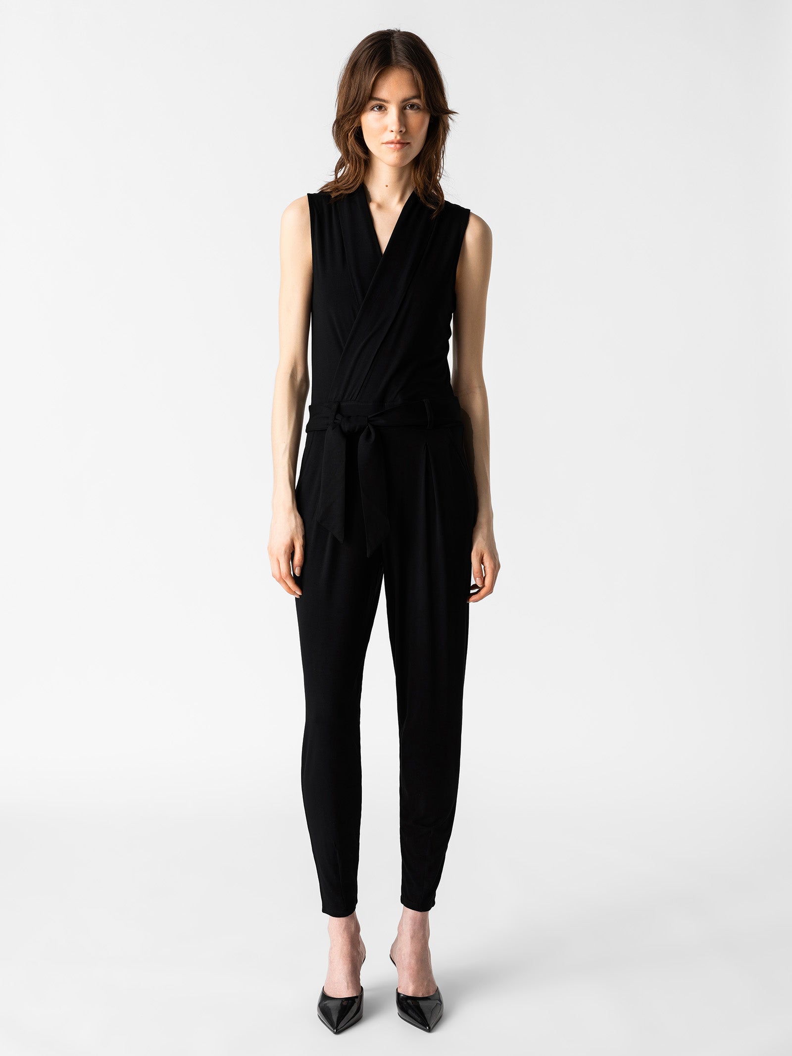 Black 1 piece jumpsuit online