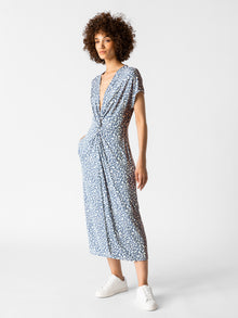 Glaciar Blue Floral Print