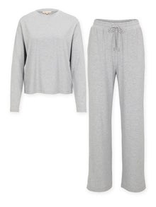 Floorence Pyjama Set Light Grey Melange