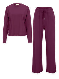 Floorence Pyjama Set Mauve Wine