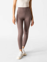 Luna 7/8 Leggings in Dark Taupe