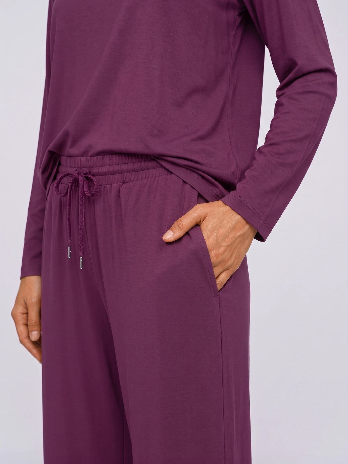 Floorence Pyjama Set Mauve Wine
