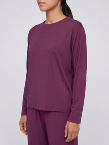 Floorence Pyjama Set Mauve Wine