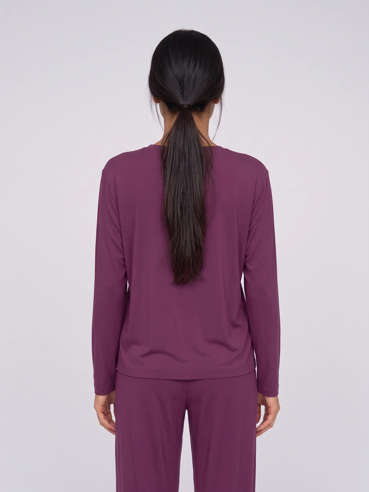 Floorence Pyjama Set Mauve Wine